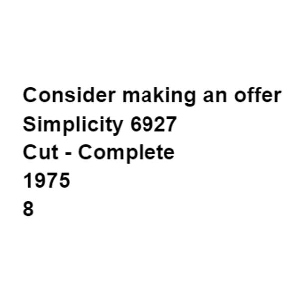 Simplicity 6927 Caftan Top Pant Pattern Miss 8 Wide Leg Mumu Tunic Groovy - Picture 3 of 7